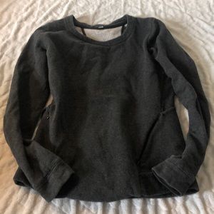 Lily lemon crewneck with open back